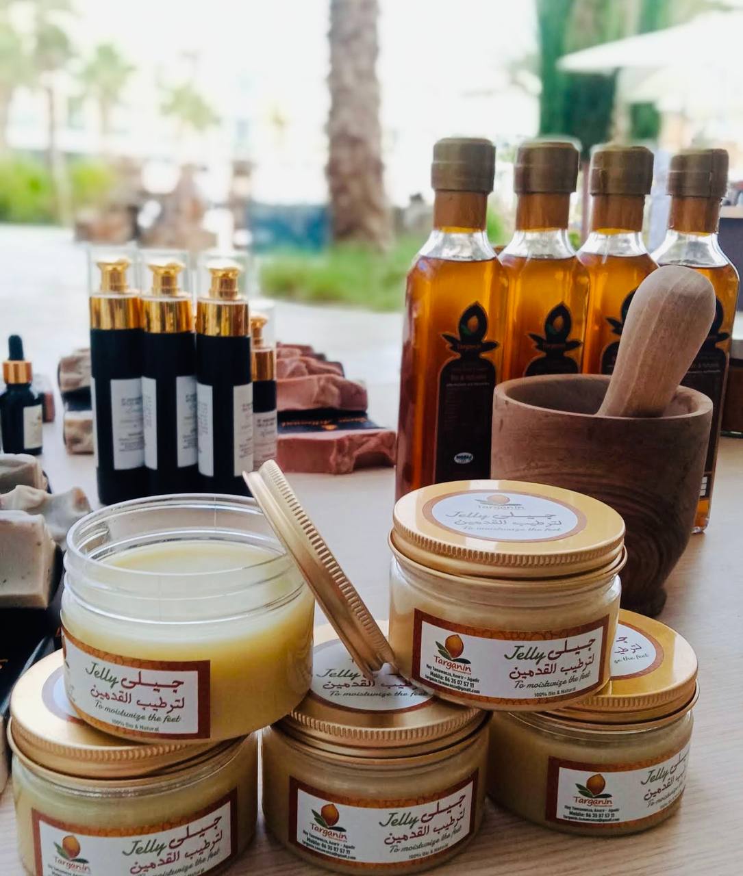 MAKE COSMETICS WITH FEMININE TARGANIN in Taghazout