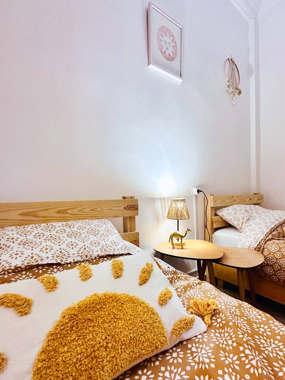 Private room at the surf camp in Aourir near Taghazout