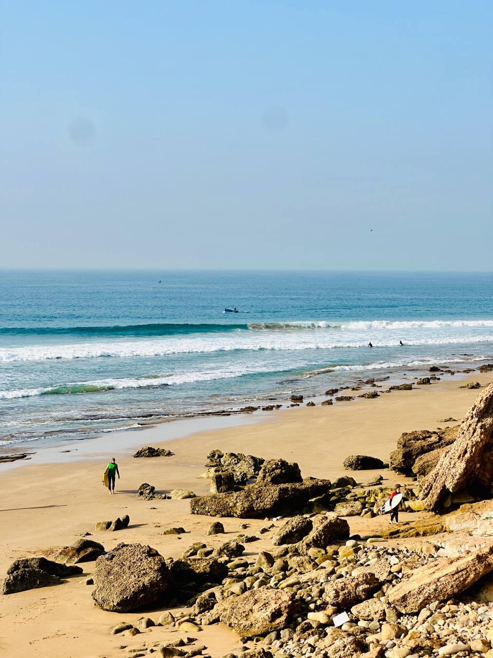 Boilers surf conditions around Taghazout, Morocco
